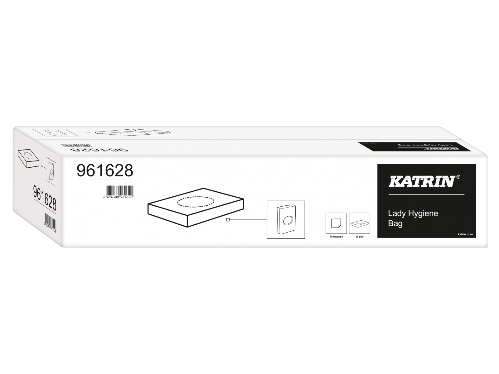 Woreczki sanitarne KATRIN 961628 30sztuk